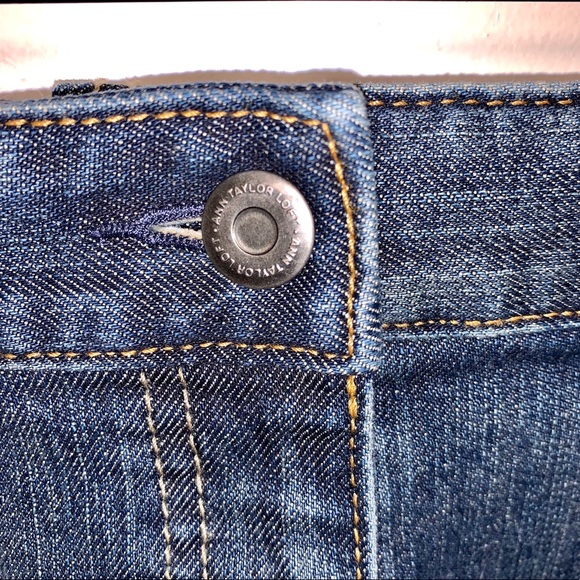 Loft Distressed Denim Jean Mini Skirt - Picture 6 of 9